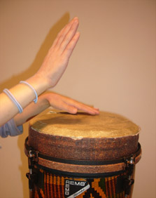 drumming hands