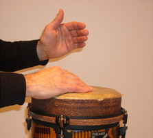 drumming hands